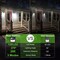 4Pack CLAONER Solar Power 128 LED Lights PIR Motion Sensor Outdoor Security Lamp